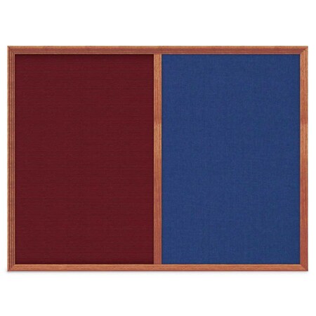 United Visual Products Slim Style Indoor Enclosed Corkboard, 12 UV500SC-GOLD-CORK